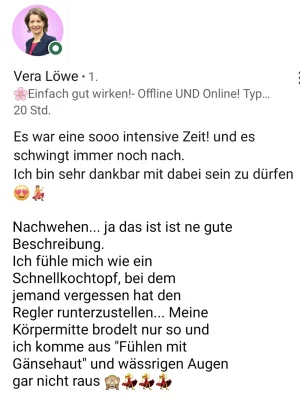 feedback retreat_Löwe_Vera